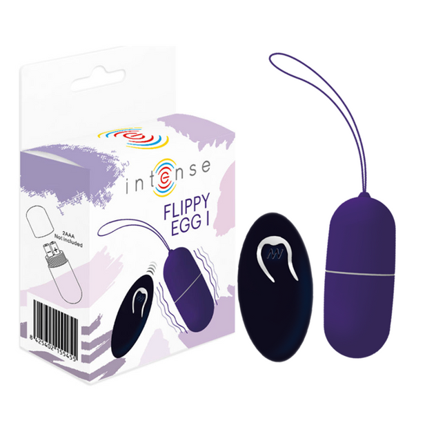 INTENSE - OEUF VIBRANT FLIPPY I AVEC TÉLÉCOMMANDE VIOLET - Concombre Boutique