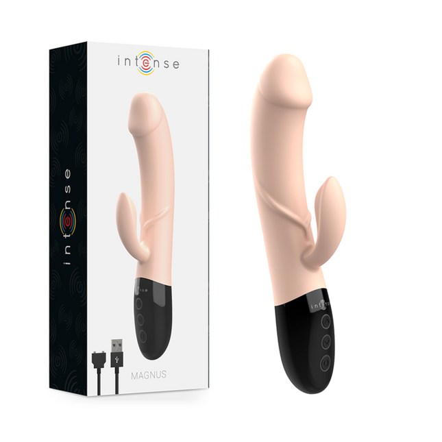 INTENSE - VIBRATEUR RECHARGEABLE NATUREL MAGNUS DUAL by INTENSE HIGH TECH