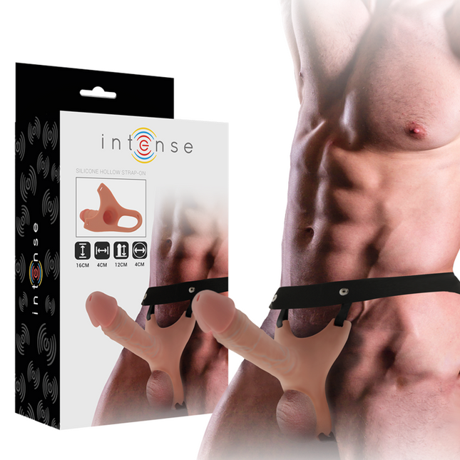 INTENSE - HARNAIS CREUX AVEC GODE EN SILICONE 16 X 3,5 CM by INTENSE FOR HIM