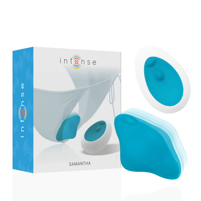INTENSE - SAMANTHA PANTIE TÉLÉCOMMANDE BLEU by INTENSE REMOTE CONTROL