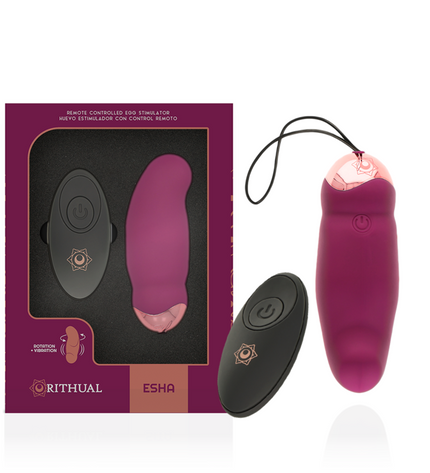 RITHUAL - ESHA EGG SYSTÈME DE TÉLÉCOMMANDE ROTATION + VIBRATION by RITHUAL