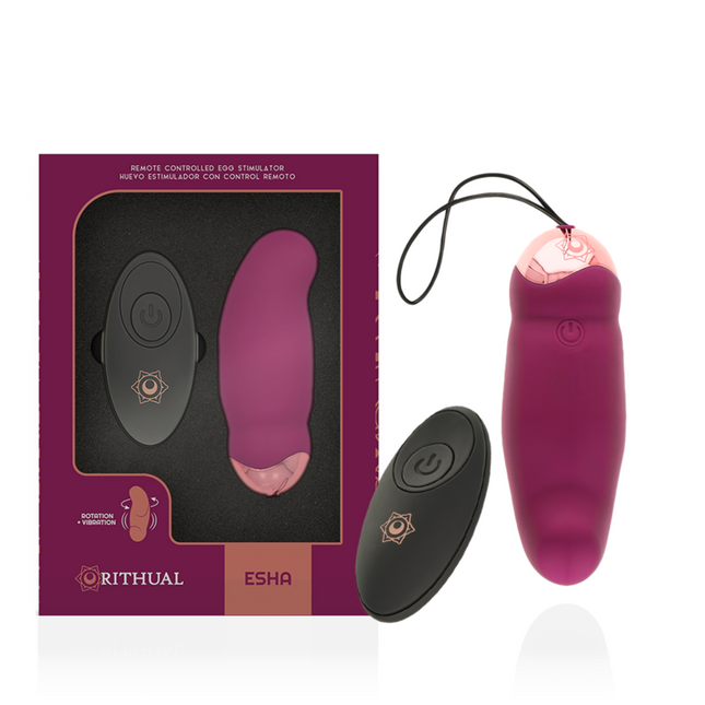 RITHUAL - ESHA EGG SYSTÈME DE TÉLÉCOMMANDE ROTATION + VIBRATION by RITHUAL