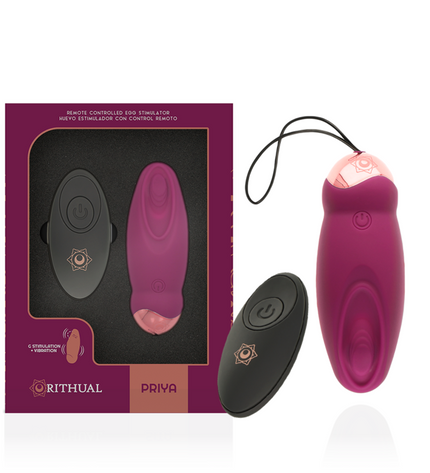 RITHUAL - PRIYA EGG TÉLÉCOMMANDE G-SPOT + VIBRATION by RITHUAL