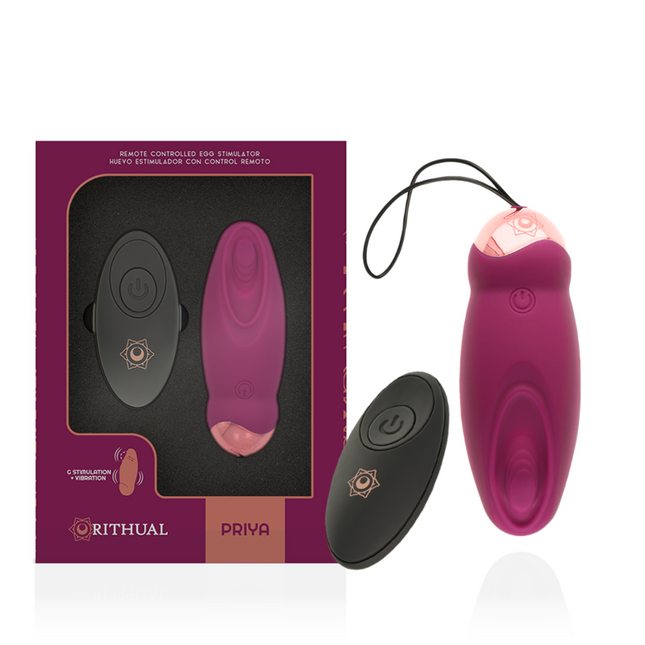 RITHUAL - PRIYA EGG TÉLÉCOMMANDE G-SPOT + VIBRATION by RITHUAL