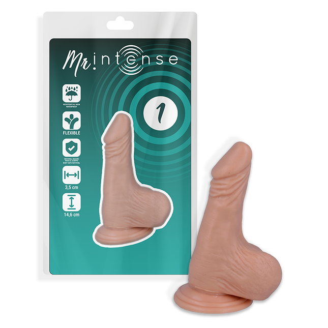 MR INTENSE - 1 PÉNIS RÉALISTE 14.6 CM -O- 3.5 CM - Concombre Boutique