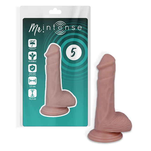 MR INTENSE - 5 PÉNIS RÉALISTE 16.5 CM -O- 3.5 CM - Concombre Boutique
