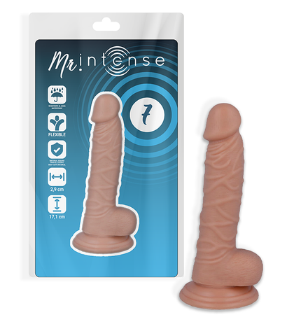 MR INTENSE - 7 PÉNIS RÉALISTE 17.1 CM -O- 2.9 CM - Concombre Boutique