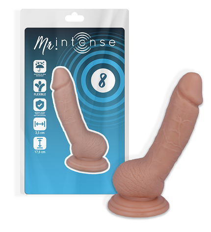 MR INTENSE - 8 PÉNIS RÉALISTE 17.6 CM -O- 3.5 CM - Concombre Boutique