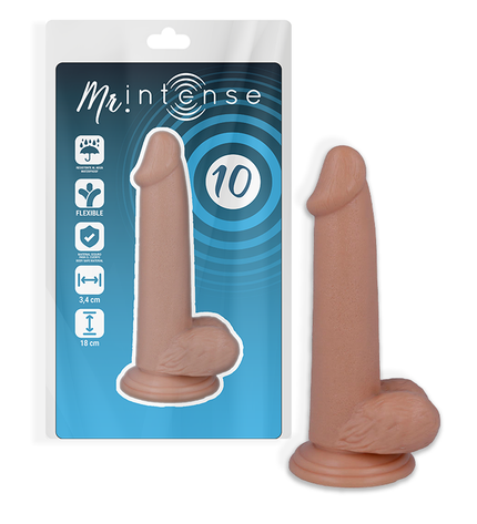 MR INTENSE - 10 PÉNIS RÉALISTE 18 CM -O- 3.4 CM - Concombre Boutique