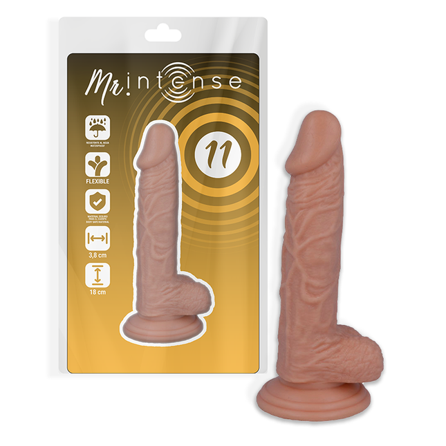 MR INTENSE - 11 PÉNIS RÉALISTE 18 CM -O- 3.8 CM - Concombre Boutique
