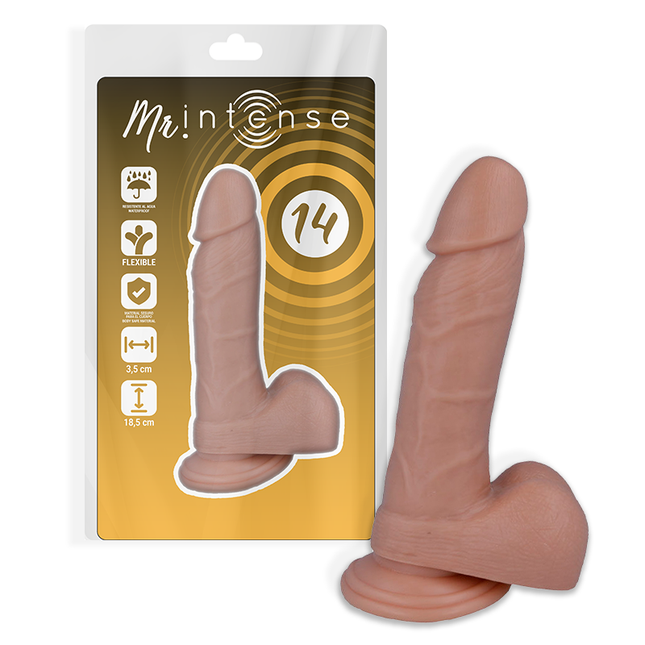 MR INTENSE - 14 PÉNIS RÉALISTE 18.5 CM -O- 3.8 CM - Concombre Boutique
