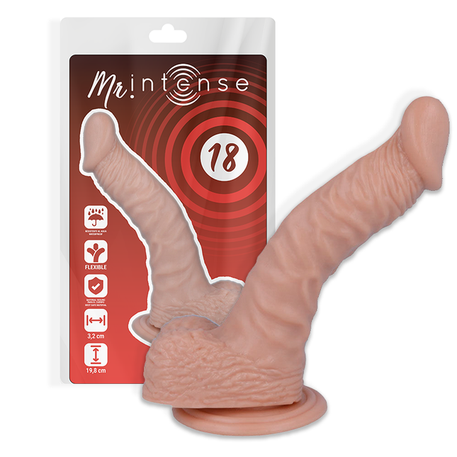 MR INTENSE - 18 PÉNIS RÉALISTE 19.8 CM -O- 3.2 CM - Concombre Boutique