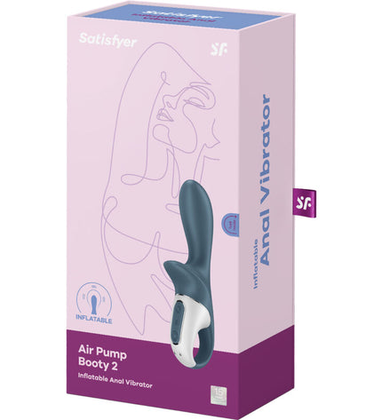 SATISFYER - POMPE AIR BOOTY 2 GRIS FONCÉ by SATISFYER VIBRATOR
