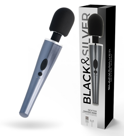 BLACK&SILVER - BAGUETTE DE MASSAGE DEXTER - Concombre Boutique