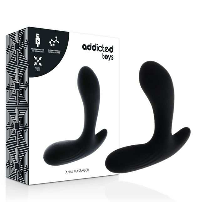 ADDICTED TOYS - MASSEUR ANAL VIBRATION NOIRE by ADDICTED TOYS