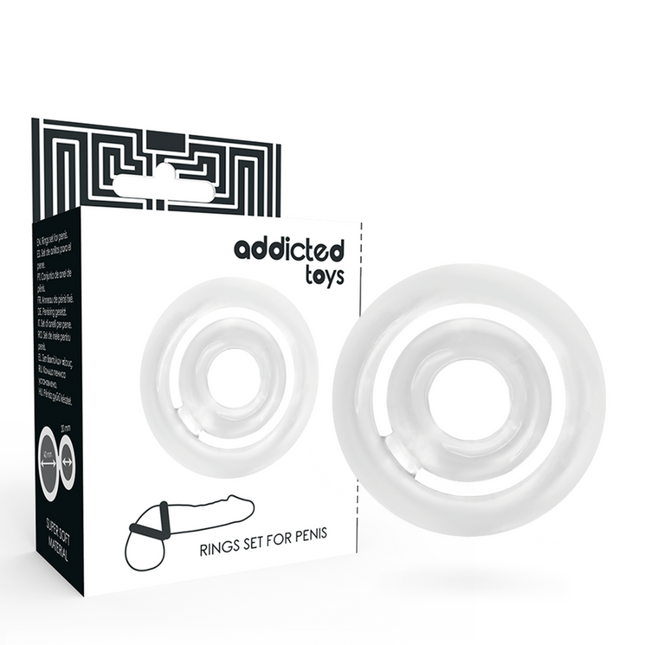 ADDICTED TOYS - POTENZ - PÉNIS C-RING CLAIR by ADDICTED TOYS