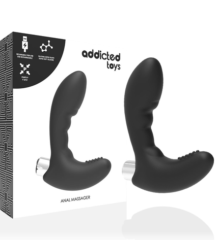 ADDICTED TOYS - VIBRATEUR PROSTATIQUE RECHARGEABLE MODÈLE 4 - NOIR by ADDICTED TOYS