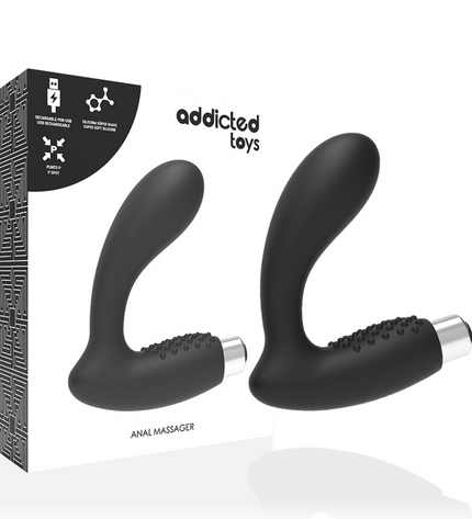 ADDICTED TOYS - VIBRATEUR PROSTATIQUE RECHARGEABLE MODÈLE 5 - NOIR by ADDICTED TOYS