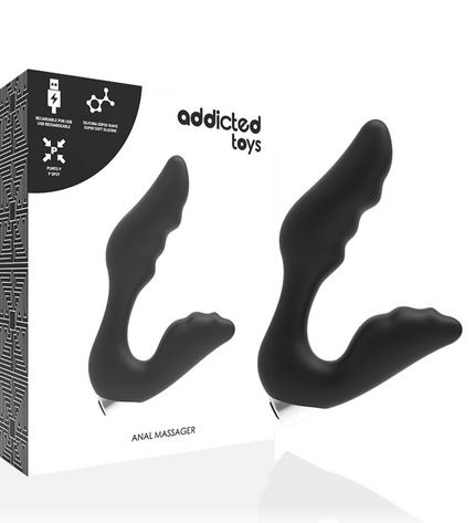 ADDICTED TOYS - VIBRATEUR PROSTATIQUE RECHARGEABLE MODÈLE 6 - NOIR by ADDICTED TOYS