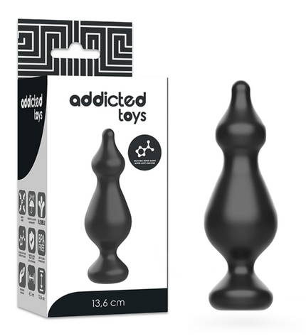 ADDICTED TOYS - PLUG SEXUEL ANAL 13.6 CM NOIR by ADDICTED TOYS