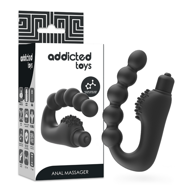 ADDICTED TOYS - MASSEUR ANAL PROSTATIQUE AVEC VIBRATION by ADDICTED TOYS