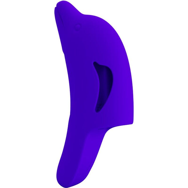 PRETTY LOVE - PUISSANT STIMULATEUR DE DOIGTS BLEU FONCÉ DELPHINI by PRETTY LOVE
