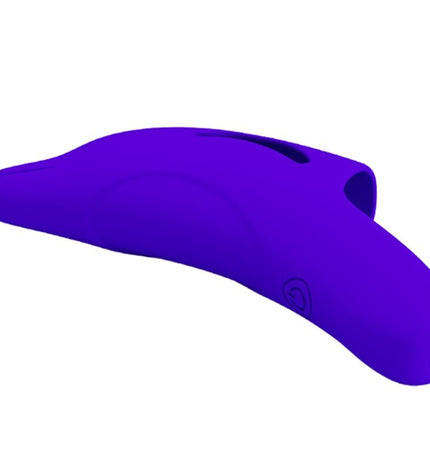PRETTY LOVE - PUISSANT STIMULATEUR DE DOIGTS BLEU FONCÉ DELPHINI by PRETTY LOVE