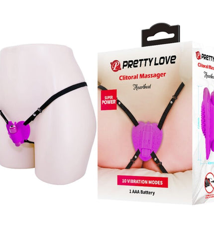 PRETTY LOVE - MASSEUR DE CLITORIS HEARTBEAT 10 MODES DE VIBRATION VIOLET by PRETTY LOVE FLIRTATION