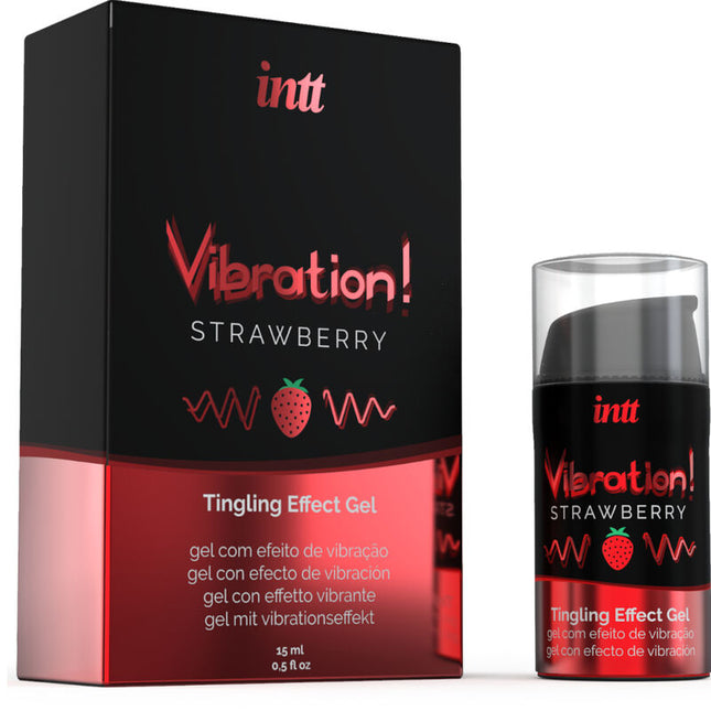 INTT - PUISSANT STIMULANT INTIME GEL VIBRANT LIQUIDE FRAISE 15 ML by INTT UNISEX AROUSAL GEL