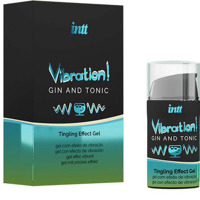 INTT - GEL VIBRATEUR LIQUIDE PUISSANT STIMULANT INTIME GIN & TONIC 15ML by INTT UNISEX AROUSAL GEL