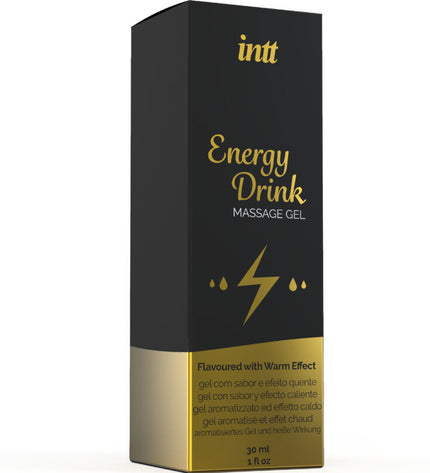 INTT MASSAGE & ORAL SEX - GEL DE MASSAGE A L''ENERGIE AROMATISEE CA BOISSON ET EFFET CHAUFFANT by INTT MASSAGE & ORAL SEX