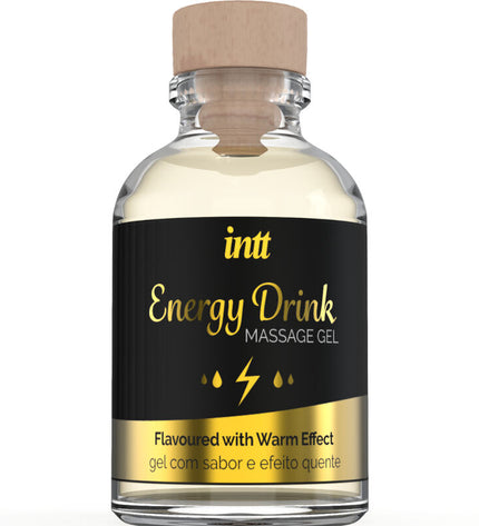 INTT MASSAGE & ORAL SEX - GEL DE MASSAGE A L''ENERGIE AROMATISEE CA BOISSON ET EFFET CHAUFFANT by INTT MASSAGE & ORAL SEX