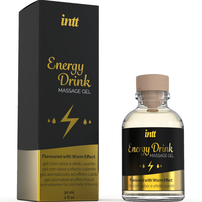 INTT MASSAGE & ORAL SEX - GEL DE MASSAGE A L''ENERGIE AROMATISEE CA BOISSON ET EFFET CHAUFFANT by INTT MASSAGE & ORAL SEX