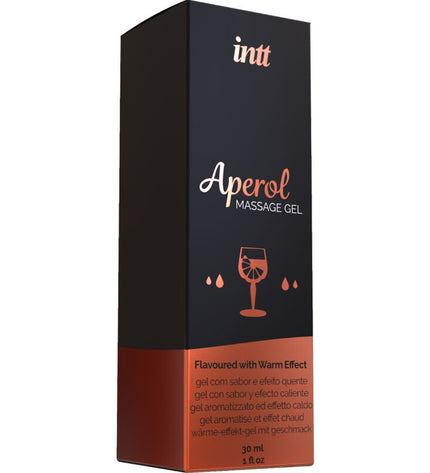INTT MASSAGE & ORAL SEX - GEL DE MASSAGE APEROL EFFET CHALEUR INTENSE by INTT MASSAGE & ORAL SEX