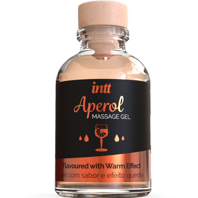 INTT MASSAGE & ORAL SEX - GEL DE MASSAGE APEROL EFFET CHALEUR INTENSE by INTT MASSAGE & ORAL SEX