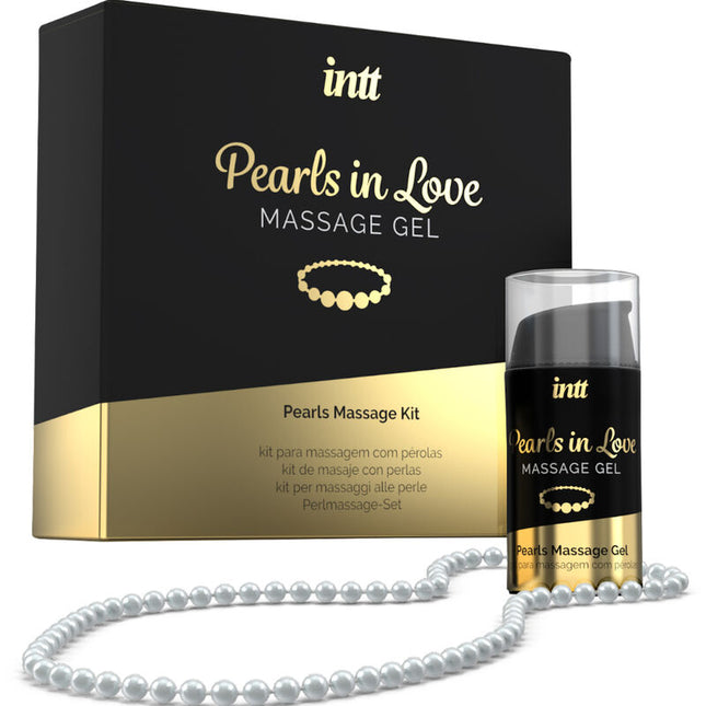 INTT MASSAGE & ORAL SEX - PERLES AMOUREUSES AVEC COLLIER DE PERLES ET GEL DE SILICONE by INTT MASSAGE & ORAL SEX
