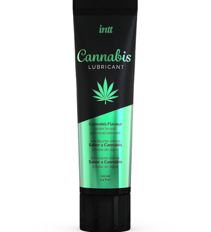 INTT LUBRICANTS - LUBRIFIANT INTIME A BASE D''EAU SAVEUR CANNABIS by INTT LUBRICANTS