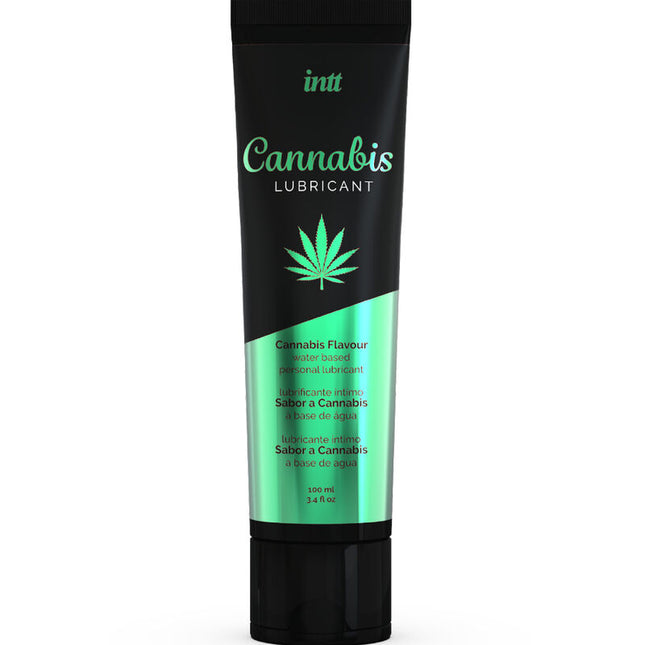 INTT LUBRICANTS - LUBRIFIANT INTIME A BASE D''EAU SAVEUR CANNABIS by INTT LUBRICANTS