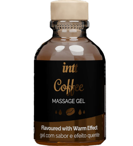INTT MASSAGE & ORAL SEX - GEL DE MASSAGE SAVEUR CAFÉ EFFET CHAUD by INTT MASSAGE & ORAL SEX