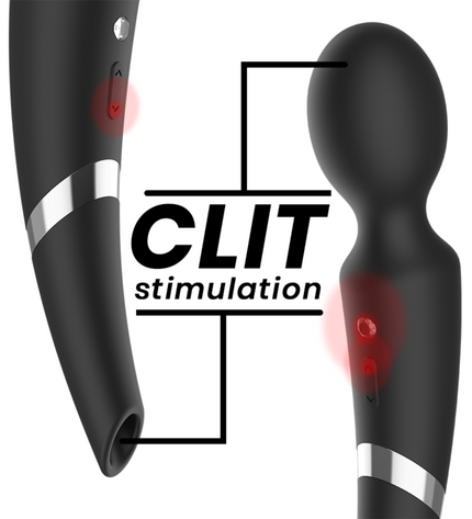 BLACK&SILVER - BAGUETTE ET VENTOUSE BECK 2 EN 1 SILICONE by BLACK&SILVER