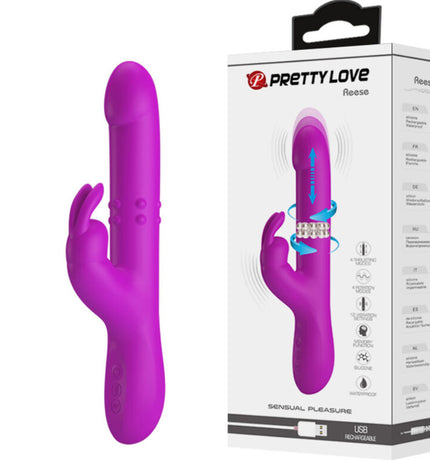 PRETTY LOVE - VIBRATEUR REESE AVEC ROTATION VIOLET by PRETTY LOVE