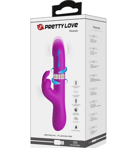 PRETTY LOVE - VIBRATEUR REESE AVEC ROTATION VIOLET by PRETTY LOVE
