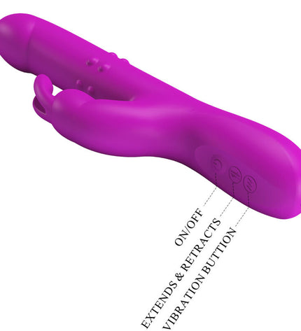 PRETTY LOVE - VIBRATEUR REESE AVEC ROTATION VIOLET by PRETTY LOVE