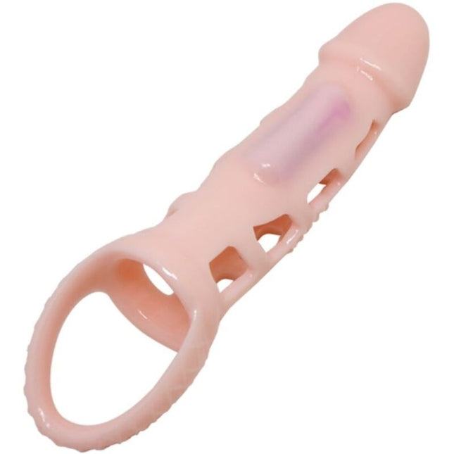 PRETTY LOVE - HOUSSE DEXTENSION DE PÉNIS HARRISON AVEC VIBRATION ET SANGLE 13.5 CM by PRETTY LOVE MALE