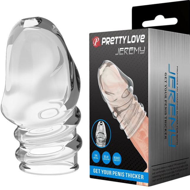 PRETTY LOVE - ÉPAISSISSANT DE PÉNIS TRANSPARENT JEREMY by PRETTY LOVE MALE
