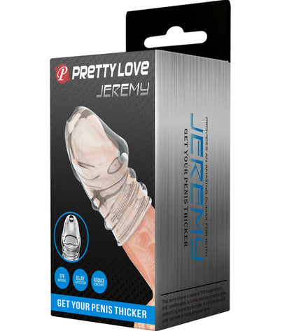 PRETTY LOVE - ÉPAISSISSANT DE PÉNIS TRANSPARENT JEREMY by PRETTY LOVE MALE