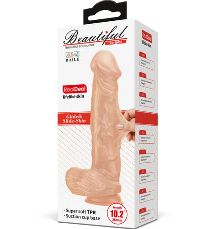 BAILE - BELLE RENCONTRE BERGRISI GODE RÉALISTE FLEXIBLE 26 CM NATUREL by BAILE DILDOS