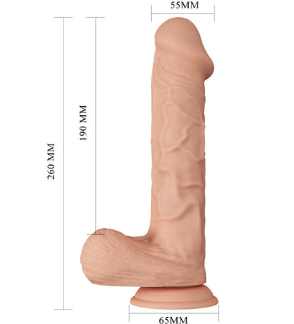 BAILE - BELLE RENCONTRE BERGRISI GODE RÉALISTE FLEXIBLE 26 CM NATUREL by BAILE DILDOS