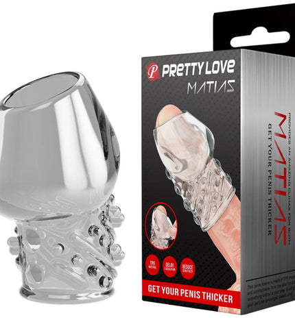 PRETTY LOVE - ÉPAISSISSEUR DE PÉNIS TRANSPARENT MATIAS by PRETTY LOVE MALE