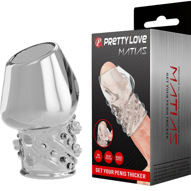 PRETTY LOVE - ÉPAISSISSEUR DE PÉNIS TRANSPARENT MATIAS by PRETTY LOVE MALE